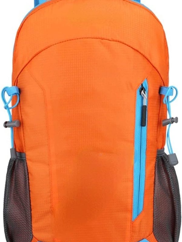 Hiking Daypacks Portable Folding Backpack, Mountaineering Bag, Ultra Light, Outdoor Mountaineering, Bicycle, Travel, Hiking, Day Backpack(Orange)